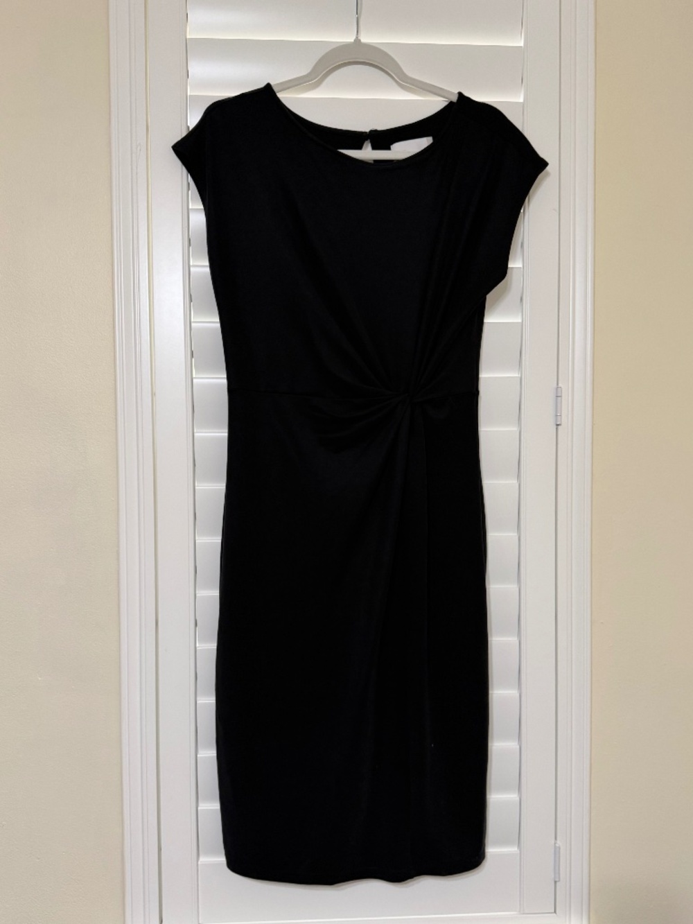 Nordstrom rack twist detail black dress size small